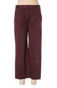 MARNI Dress Pant Straight Leg Burgundy Sz 8 44 Ita